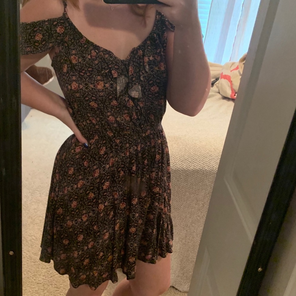 off the shoulder sun dress